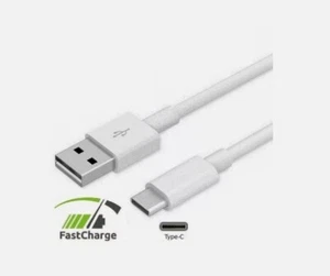 Cavo TYPE C DATI CARICA Usb-C 2 METRI Bianco Nuovo Cable - Imagen 1 de 1
