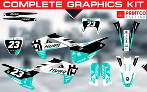 Husqvarna FC FE TE TC 65 85 125 250 450 2013-2025 complete graphics kit 21 mil - Picture 1 of 9