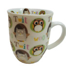 Owl Coffee Tea Mug Cup 16Oz Cute Hoot Owls Twit Woot