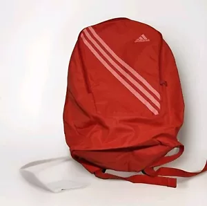 Adidas Women's Pink Canvas Backpack Pink Stripes, Sports Rucksack Rare Find 2011 - Picture 1 of 4