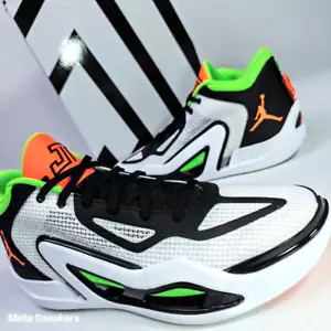 Air Jordan US 13 Men's White Black Green Nike Basketball Tatum 1 -DZ3324-108 NIB - Picture 1 of 24