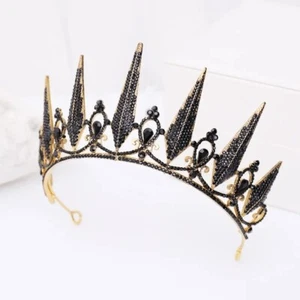 Royal Medieval Prop King Crown for Men Halloween Cosplay Party Costume Headdress - Picture 1 of 4
