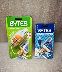 TZUMI BYTES Charge Pack and Cable Protectors NIB NEMO CLOWNFISH - Picture 1 of 2