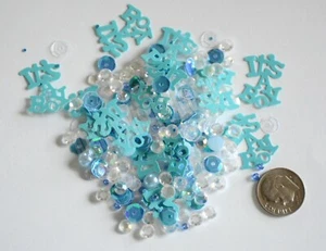 Baby Junge ~ Sparkletz / It's a Boy / Pailletten & Edelsteine / Shaker Karten & Basteln - Bild 1 von 3