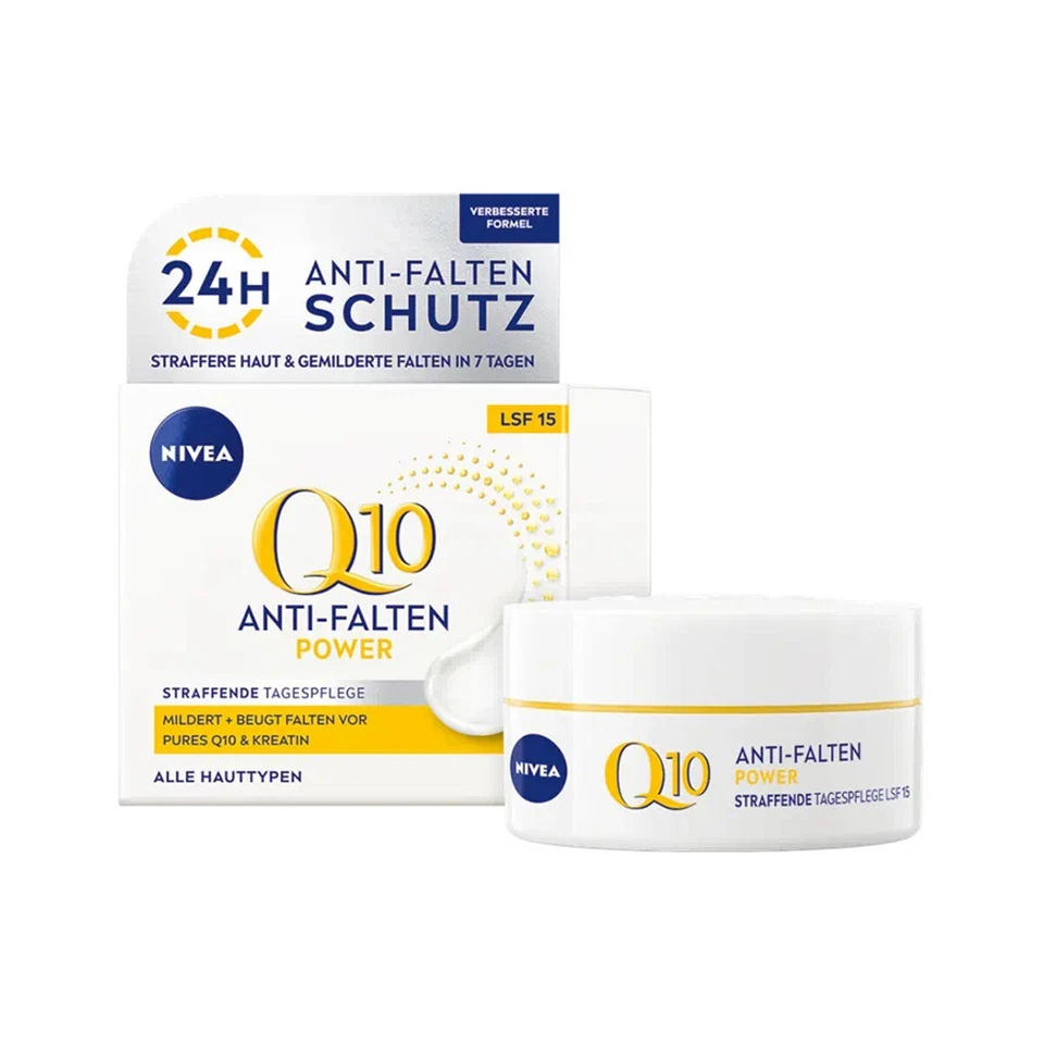 Nivea Q10 Anti Falten Power Straffende Tagespflege mit LSF15 50ml - Bild 1 von 1
