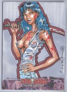 Breygent DEADWORLD Hand Drawn Sketch Card Dave Lynch 1/1 SFC - Bild 1 von 2
