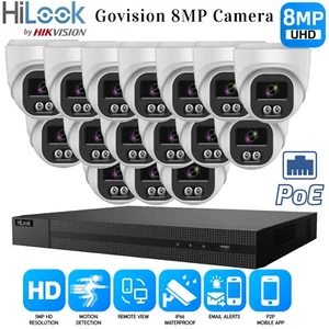 KIT DE CÁMARA DE AUDIO HIKVISION COLORVU POE SISTEMA DE CIRCUITO CERRADO DE TELEVISIÓN IP UHD 8MP NVR 4K 8MP COLORVU - Imagen 1 de 43