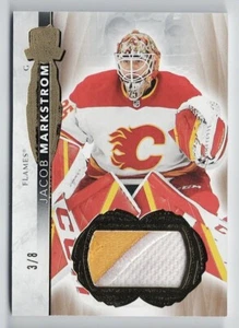 2021-22 The Cup Patch Gold Spectrum #95 Jacob Markstrom 3/8 !! - Picture 1 of 2