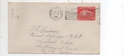United States entire U525 Stewardson IL to Cleveland OH - Image 1 of 2