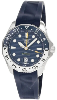 TAG HEUER Aquaracer Professional 300 GMT 43MM Rubber Men's Watch WBP2010.FT6198 - Image 1 of 4