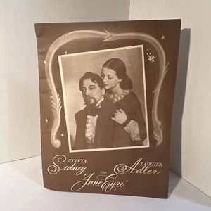 Programma film 1943 JANE EYRE: Sylvia Sidney, Luther Adler, Ellen Hall - RARO - Foto 1 di 13