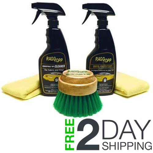 Raggtopp Vinyl PREMIUM Convertible Top Kit + Brush + 2 Clothes — 第 1/1 张图片