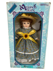 Amanda Star Vintage Collection Porcelain Rebecca Doll Storybook - Picture 1 of 10