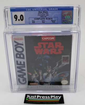 Star Wars Nintendo Game Boy 1992 CIB CGC Graded 9.0 w/ 9.6 Cart! - Image 1 of 4