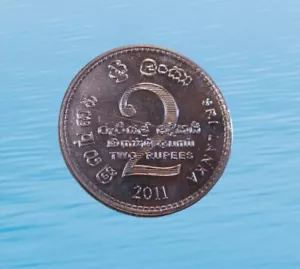 SRI LANKA 2 RUPEES 2011 AIR FORCE PLATINUM JUBILEE UNC KM 184 #7822# - Picture 1 of 2