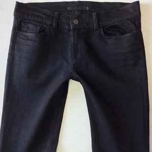 Ladies J Brand Flare Mid Rise Black Jeans Size Uk 12 W31 L34 (364i) - Picture 1 of 9