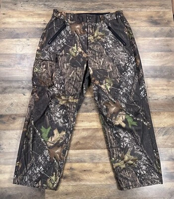 Field & Stream Camo Cargo Pants XL Green Realtree Adjustable Waist Lined Hunting - Image 1 of 4