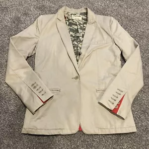 Zadig & Voltaire Vanda Nude Jacket Blazer Woman’s Size Medium - Picture 1 of 6