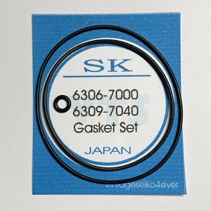 NEW GASKET SET FIT VINTAGE SEIKO 6309-7040 6309-7049 6306-7000 6309-7290 DIVERS - Picture 1 of 4