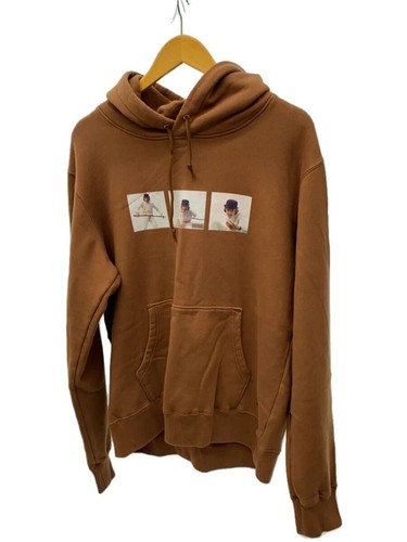 UNDERCOVER FELPA CON CAPPUCCIO SOTTOCOPERTA 5 COTONE Marrone Usata