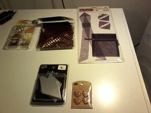5X EMBELLISHMENTS/STICKERS FOR SCRAPBOOKING NEW IN DIFFRRENT THEMA'S (Q) - Picture 1 of 3