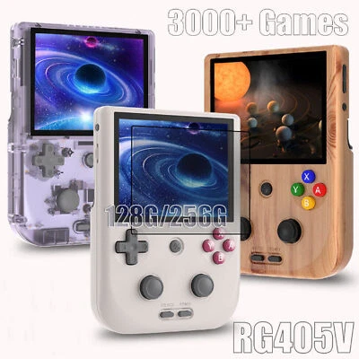 GCSUPERMARKET Consola de juegos retro ANBERNIC RG405V consola Android 12 WI-FI 4" pantalla 5500mAh