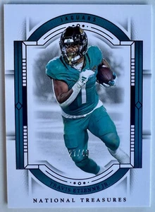 2023 Panini National Treasure- Travis Etienne Jr /49 - Picture 1 of 2