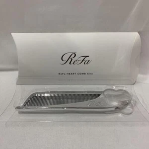ReFa HEART COMB Aira Silver Foldable Hair Comb Brush Anti-Static Japan Gift - Picture 1 of 11