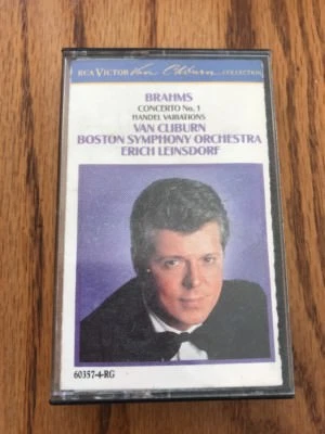 Brahms Concerto No.1 Cliburn • Boston Symphony • Leinsdorf Cassette Ships N 24h - Image 1 of 4