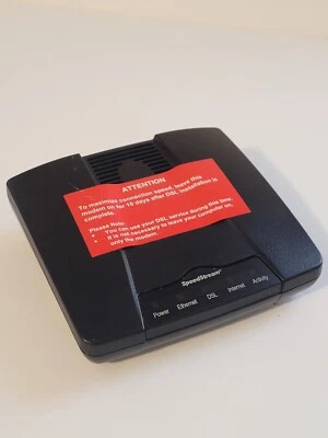 Siemens SpeedStream 4100 Ethernet ADSL  060-D141-A39 *Modem ONLY No AC Adapter* - Image 1 of 4
