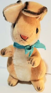 Vintage Jestia Bunny Rabbit Straw Stuffed 10" Tall Japan - Picture 1 of 24