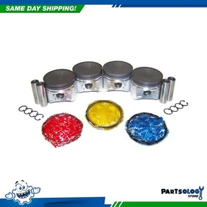 DNJ PRK641 Piston and Ring Kit For 95-99 Nissan 200SX Sentra 1.6L L4 DOHC 16V - Picture 1 of 3