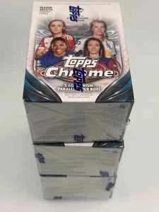 3 scatole valore calcio cromate Topps UEFA Women's Champions League 2023-24 sigillate - Foto 1 di 3
