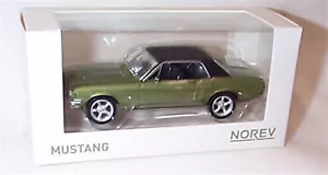 Ford Mustang Metallic Green Black Roof 1-43 scale new in box Norev - Picture 1 of 4