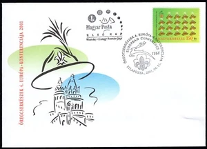 Cover Hungary, 2001. 4th European conference ISGF. (Scout) First Day - Picture 1 of 2