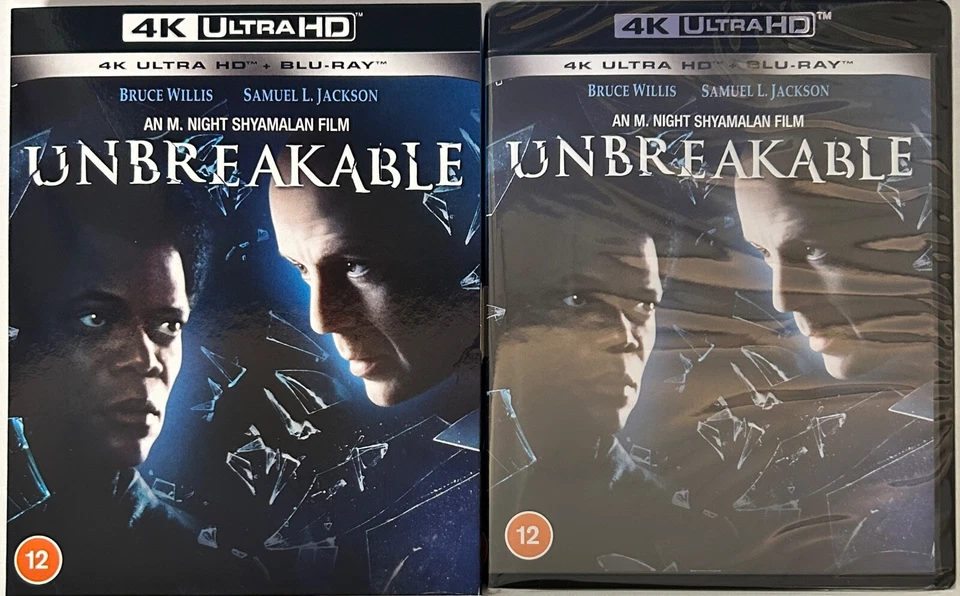 Unbreakable [4k Ultra-HD] Bruce Willis Samuel L.Jackson New Sealed - Slipcover - Image 1 of 2