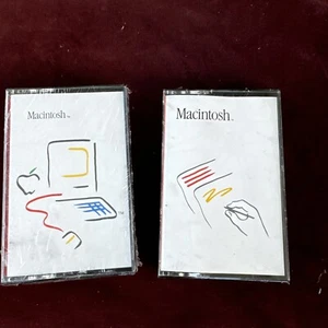2 neue versiegelte Apple Mac Macintosh MacWrite Mac Kassetten - Bild 1 von 8