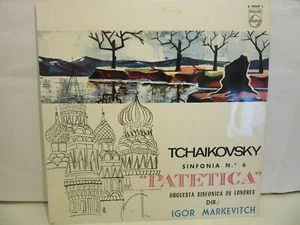 Tchaikovsky - Sinfonia PATETICA Nº 6 - LP - MONO - 1964 - Philips - Spain - Imagen 1 de 4