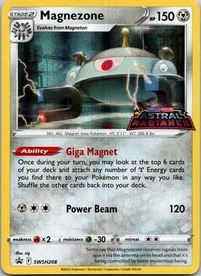 Black Star Promo Magnezone - SWSH208 Promo SWSH: Sword & Shield Promo Cards - Image 1 of 2