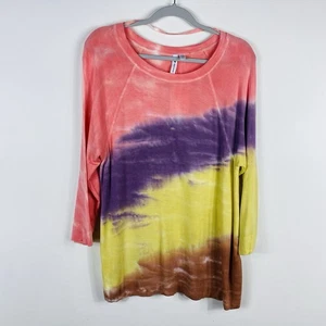 Camiseta Top Cable & Gauge Talla Grande Tie Dye Manga 3/4 - Imagen 1 de 4