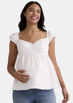 Time and Tru Maternity Babydoll Top with Cap Sleeves~Large(14-16)~NWT~ADORABLE! - Image 1 of 4