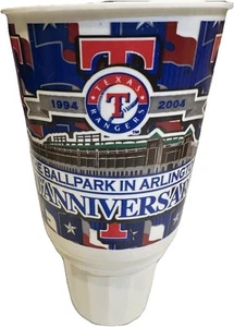 DE COLECCIÓN 2004 TEXAS RANGERS DÉCIMO ANIVERSARIO EL ESTADIO DE BÉISBOL EN ARLINGTON MLB - Imagen 1 de 6