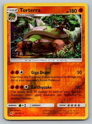 Pokemon TCG SM - Forbidden Light Torterra 58/131 - Image 1 of 2