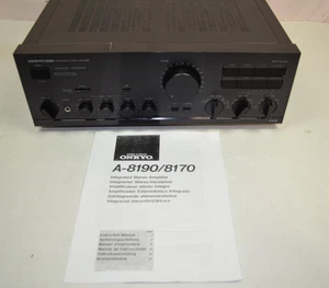Amplificador estéreo integrado Onkyo Integra A 8190 raro de colección - Imagen 1 de 5