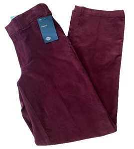 Pantalones Dickies Para Hombre 28x32 Granate Borgoña Pana Calce Recto NUEVO - Imagen 1 de 11