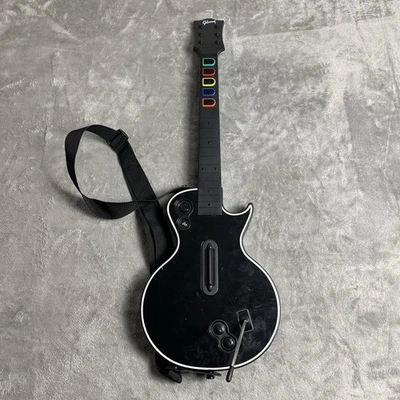 PS3 Guitar Hero 95123.805 Gibson Les Paul Guitar Controller Black - No Dongle - Image 1 of 4