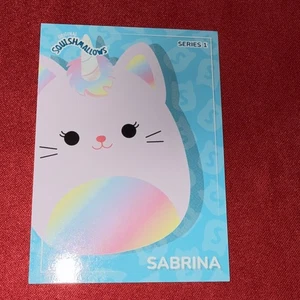 2204 Squishmallows Series 1 Tie Dye Sabrina #32 Card - Picture 1 of 2
