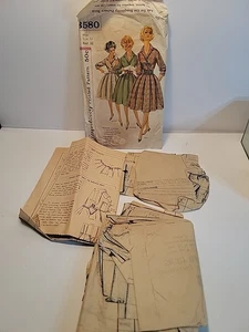 Simplicity 3580 Vintage 1950s/60s Miss Size 12 Dress Pattern  - Picture 1 of 5