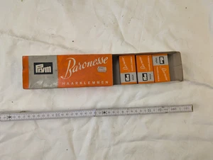 Nuevo embalaje original Prym Baronesse pinzas para el cabello + rizador años 80 - Imagen 1 de 3