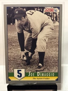 1992 Score #B13 Joe DiMaggio 2 of 3 New York Yankees Insert - Bild 1 von 2